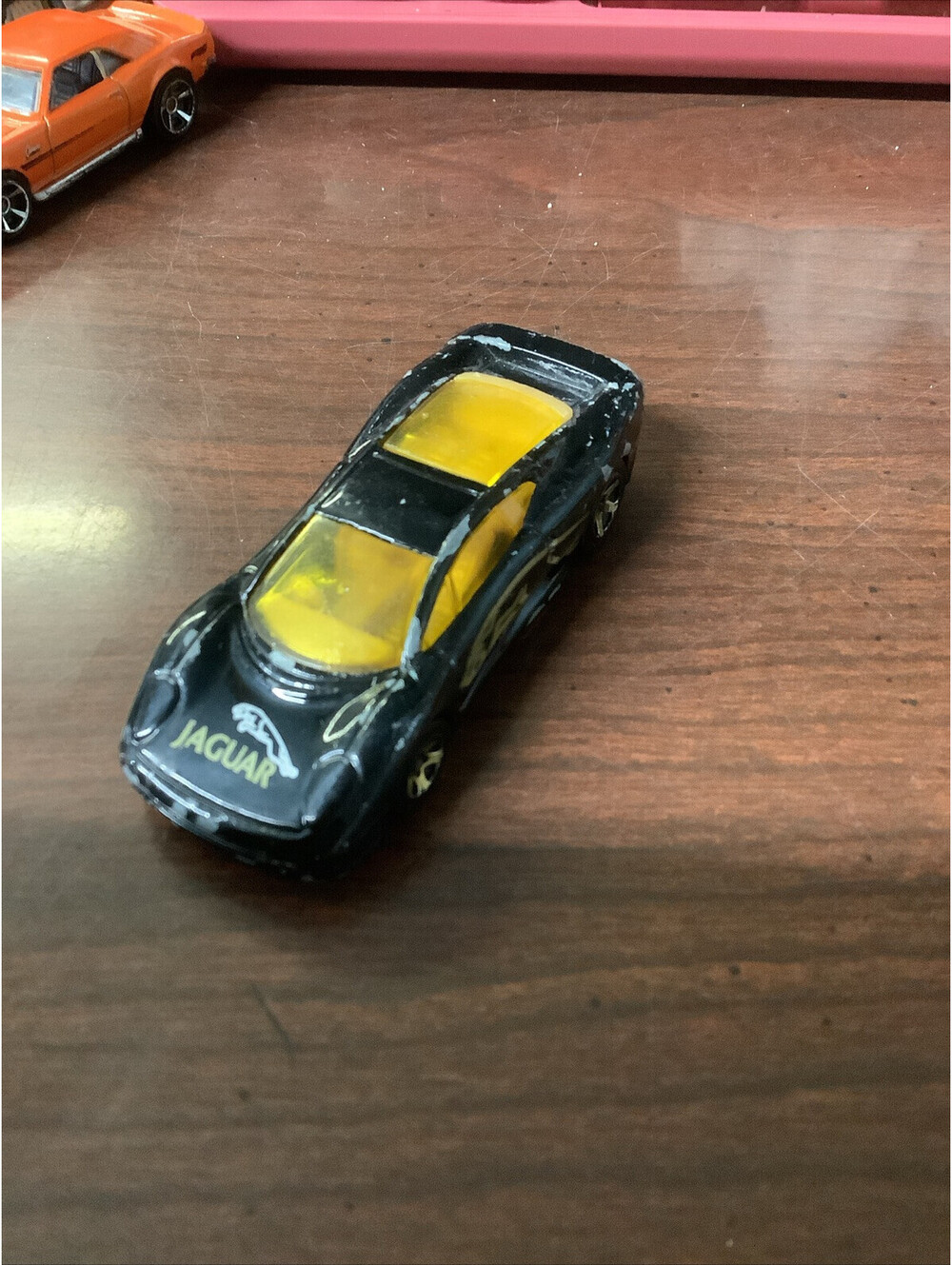 Vintage Hot Wheels 1992 Jaguar XJ220 Black Toy Car Racecar